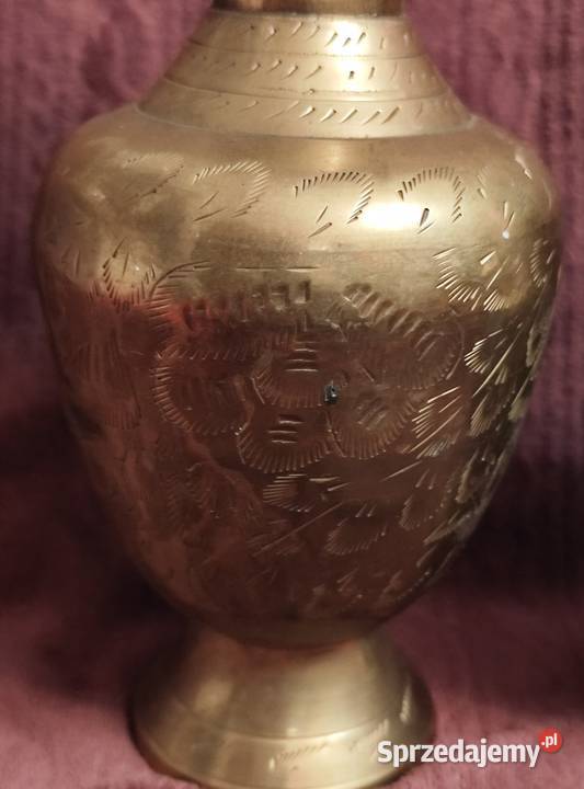 Dwa mosiężne wazoniki Sosnowiec sprzedam