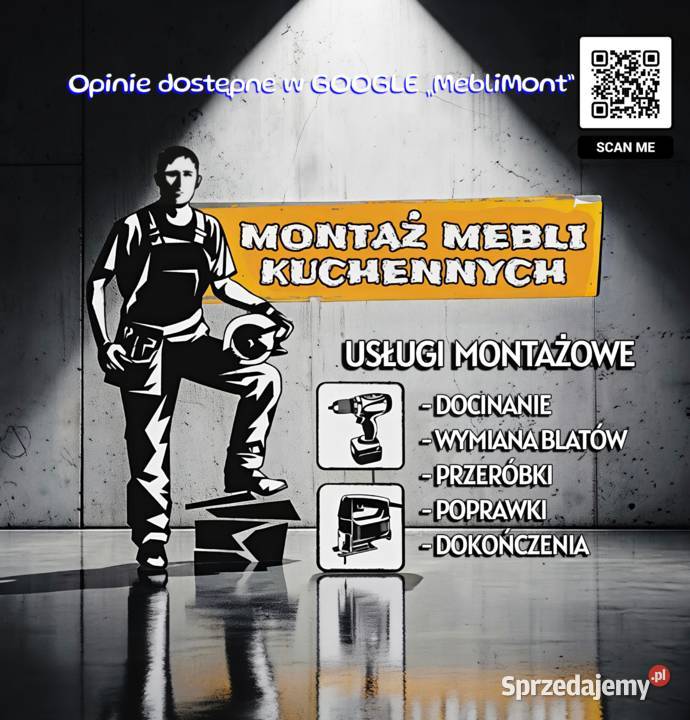 Montaż mebli kuchennych IKEA i innewymiana Wrocław