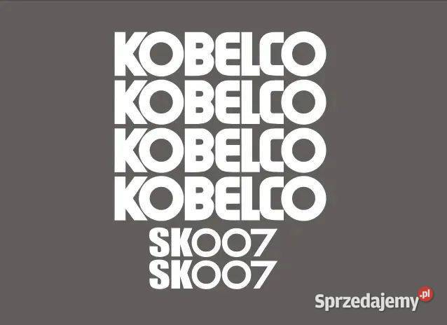 Naklejki oklejenie KOBELCO SK007 Zamiennik Janików sprzedam