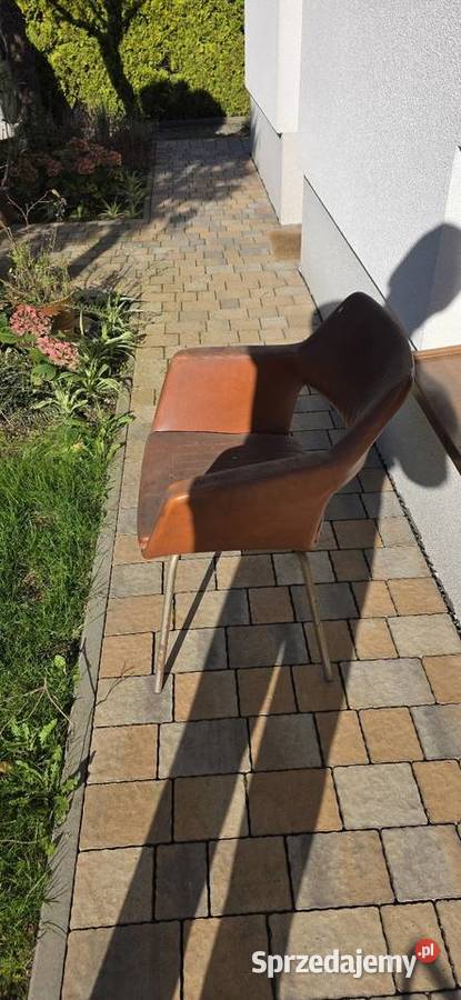 Fotele 5 meblomet vintage PRL Kraków