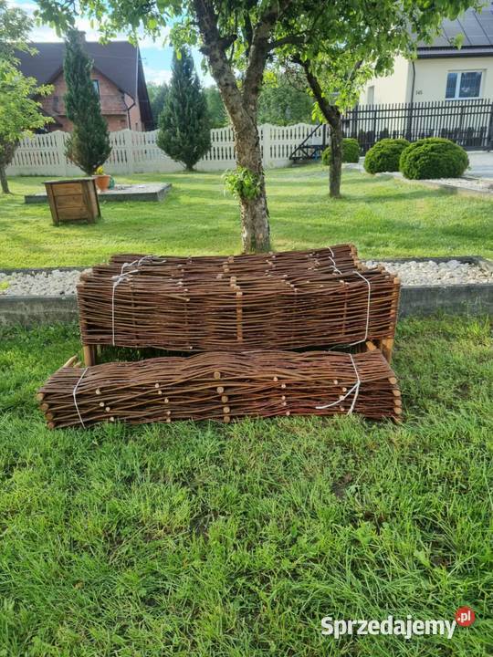 Palisada wiklinowa ogrodowa Płotki obrzeże Groble