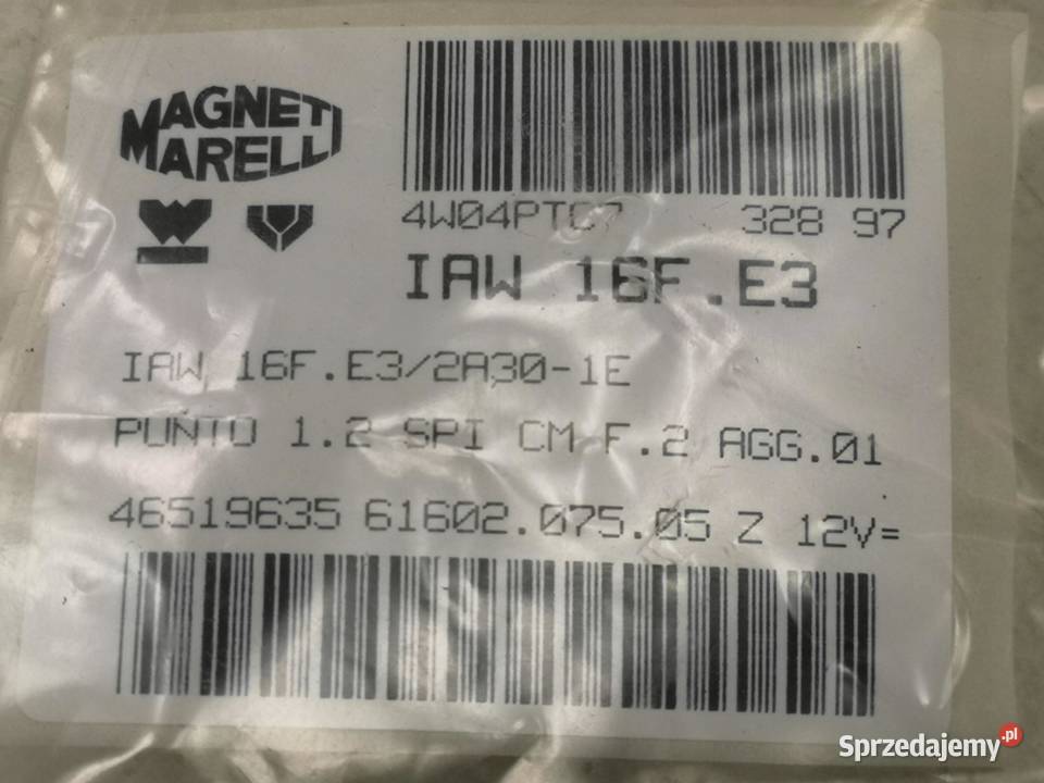 MODUŁ JEDNOSTKA STERUJĄCA ECU FIAT PUNTO