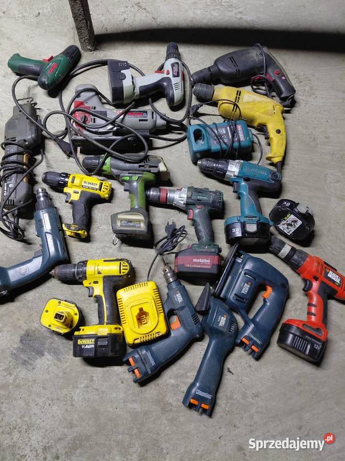 Wkrętarki makita dewalt i inne lubelskie Zamość sprzedam