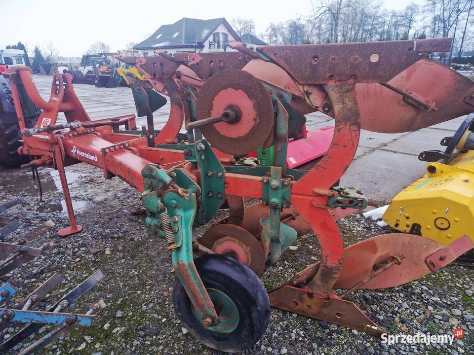 Pług Kverneland 3skibowy obrotowy 40 wielkopolskie Osiek Mały