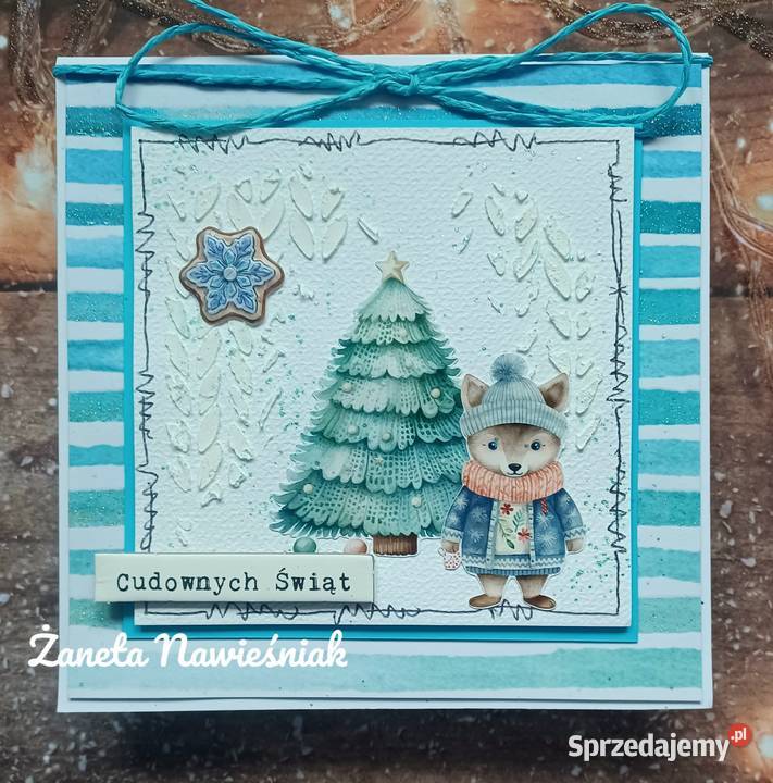 Kartki świąteczne hand made różne wzory Mszana Dolna sprzedam