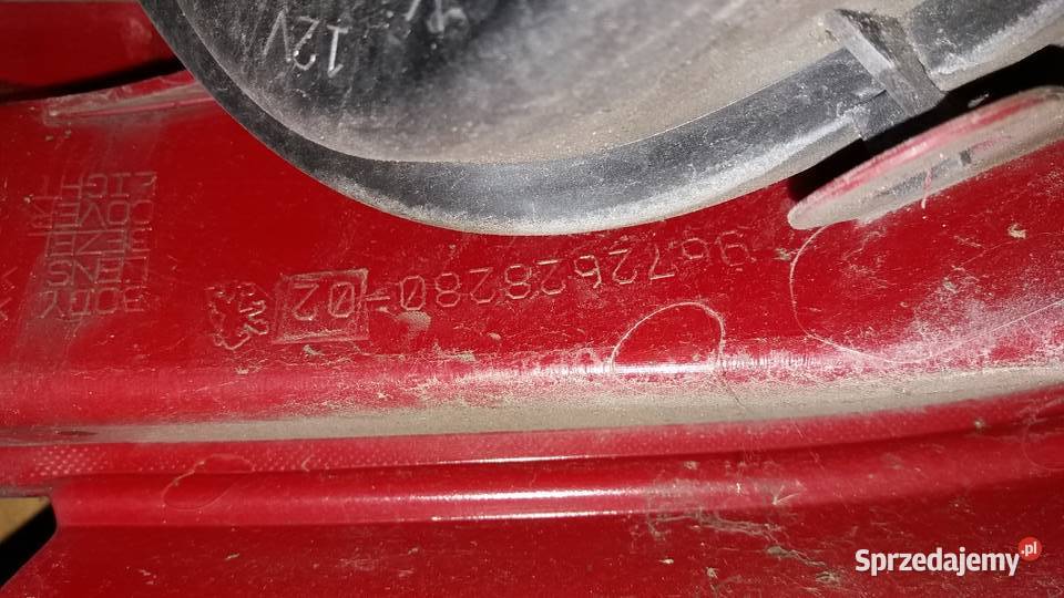 Lampa tył lewaprawa Peugeot 208 Tarnowskie Góry