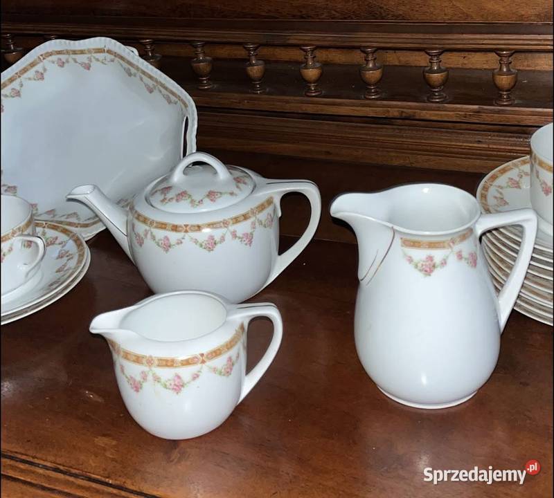 Serwis do herbaty BB Volksted Rudolfstadt Beyer pomorskie Gdańsk sprzedam