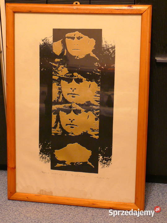 Sitodruk w ramie bez Łódź