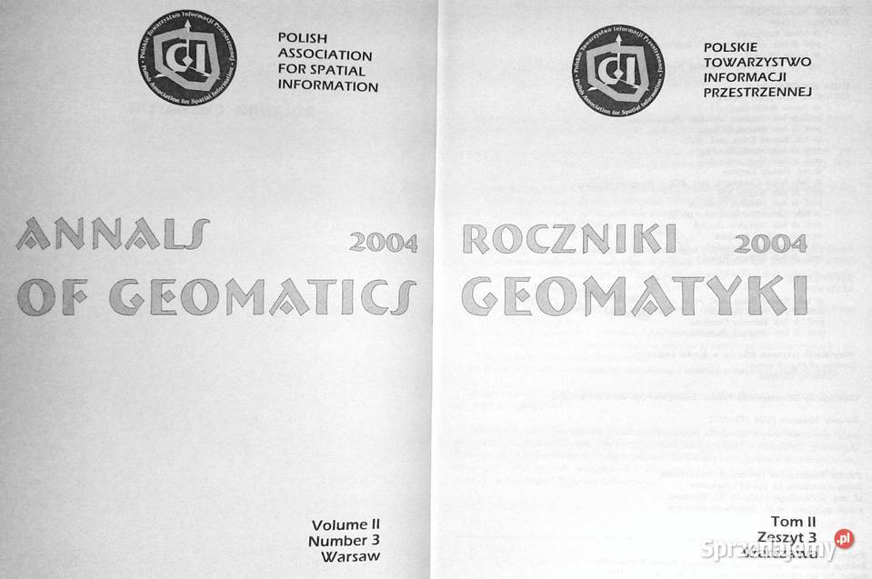 Roczniki Geomatyki 2004 Tom 2 Zeszyt 3 Marek lubelskie Chełm