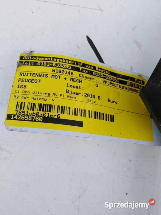 AYGO C1 108 850100H030 142658760 W00009704 małopolskie Kraków