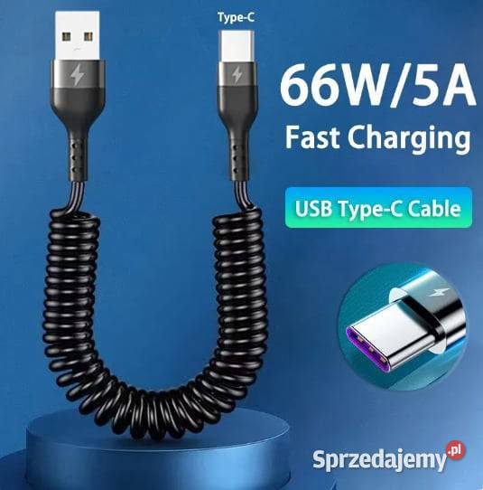 Ładowarka samochodowa 4 x USB 250W kabel USB C Nowy Sącz sprzedam