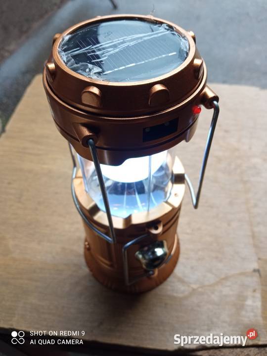 sprzedam lampkę turystyczną LED solar power bank Chorzów