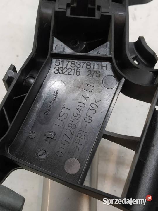 KLAMKA ZEWNĘTRZNA LEWA PRZÓD SZARA 517837811H VW
