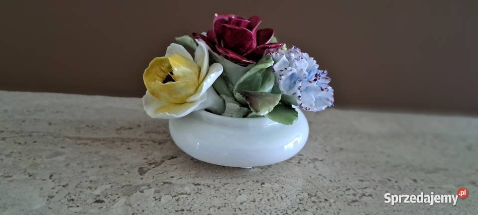 Royal Doulton piękny koszyczek porcelanowe Porcelana i szkło wielkopolskie Poznań