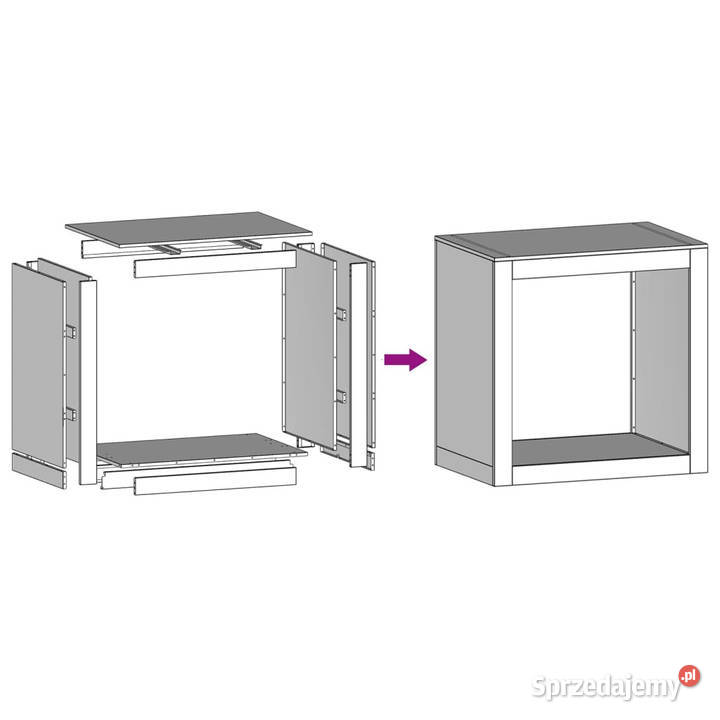 Stojak na drewno opałowe zielony 60x40x60 sprzedam
