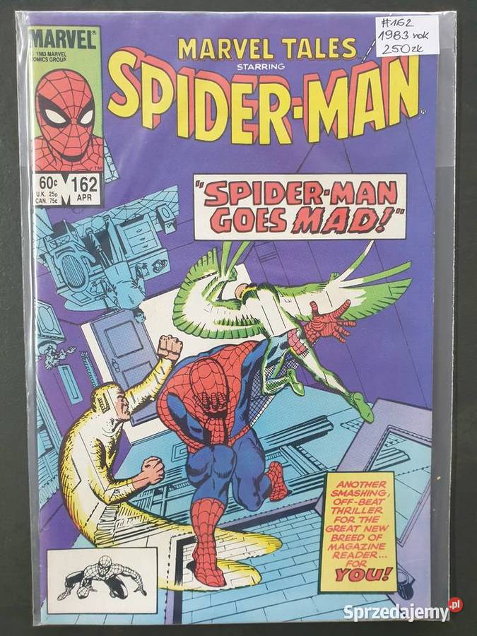SpiderMan 3 oryginalne komiksy Marvel USA Rok wydania 1983 Gdynia