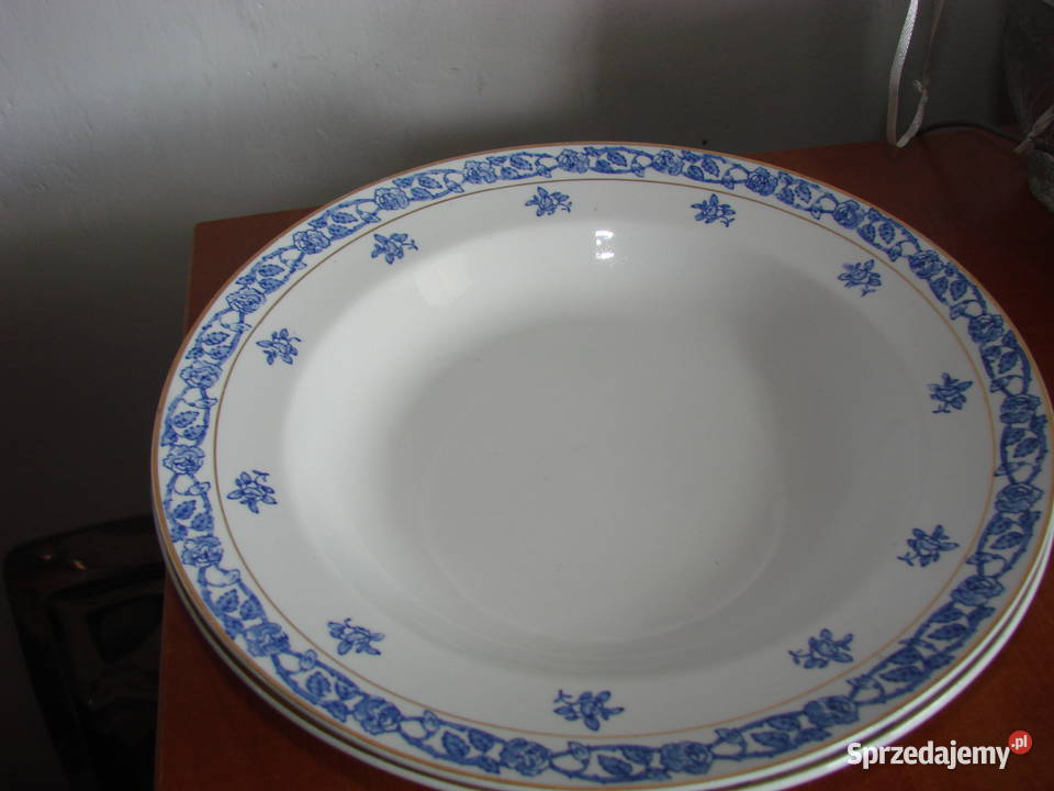 Gustafsberg Fiume stary porcelanowy talerz Pruszcz Gdański sprzedam