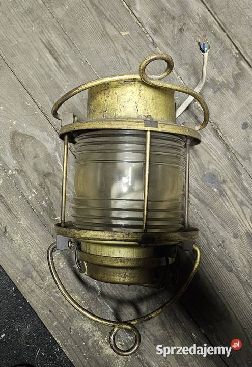 Lampa okręgowa Fomar 1982 mosiężna pomorskie Gdynia sprzedam