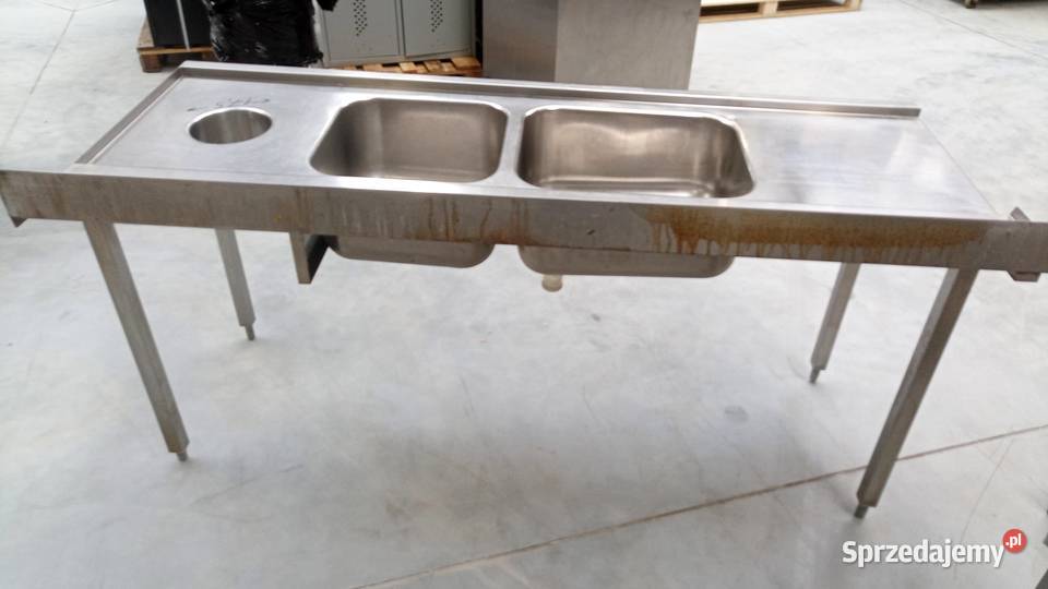 Stół załadowczyP z 2 zlewami 185x76x84 Wrocław