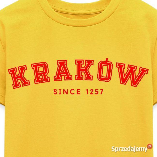 Ekologiczna dziecięca koszulka Premium KRAKÓW Bluzy Kraków