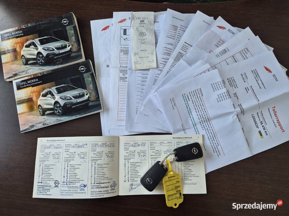 Opel Mokka 2016r 14TB 140 Cosmo Serwis Nawigacja relingi dachowe sprzedam