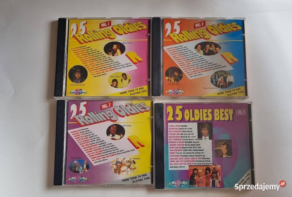 Płyty CD 25 Oldies Best Rolling Oldies 7 sztuk Zielona Góra