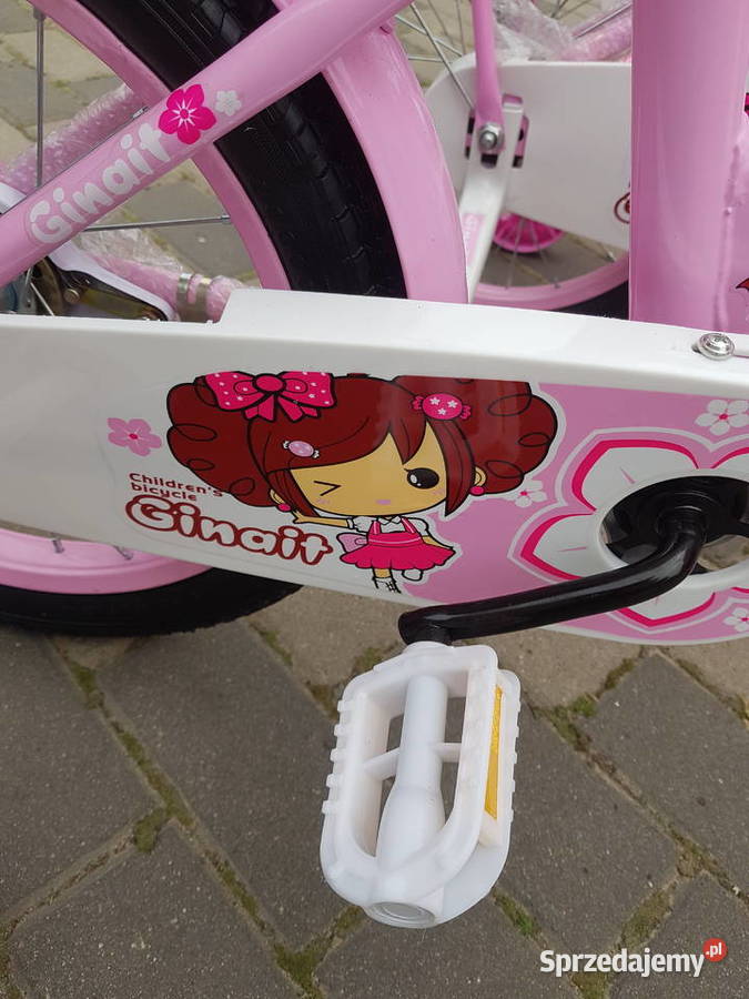 Rower dziecięcy 16 Rowerek różowy Ginait 4 Głogowa