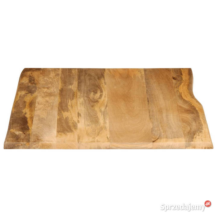 Blat stołu 90x80x25 naturalna krawędź lite Warszawa