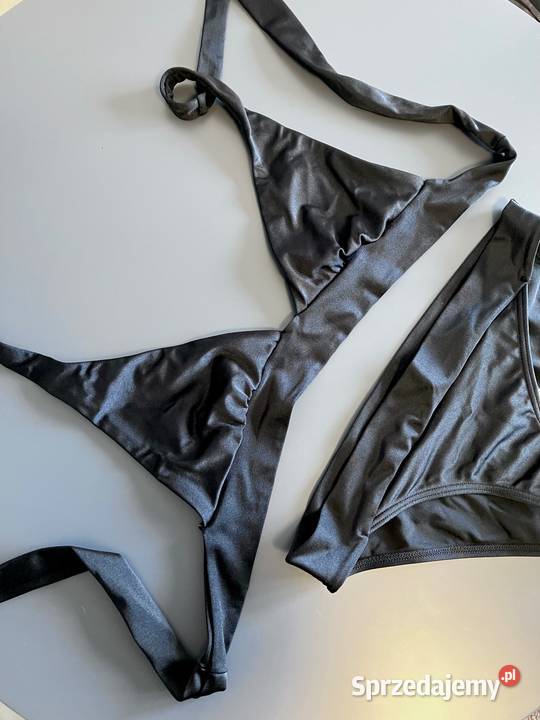 Nowe eleganckie czarne klasyczne bikini Pieces M dwuczęściowe Stroje kąpielowe Rzeszów