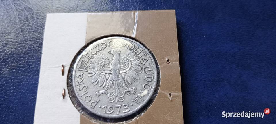Stare monety 5 złotych 1973 normalna PRL Polska Lesko