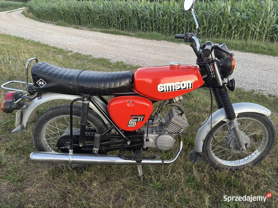 Simson s511 1989 nieuszkodzony Malanów