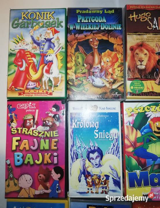 Kasety VHS 12 sztuk Tanio Pozostałe Warszawa