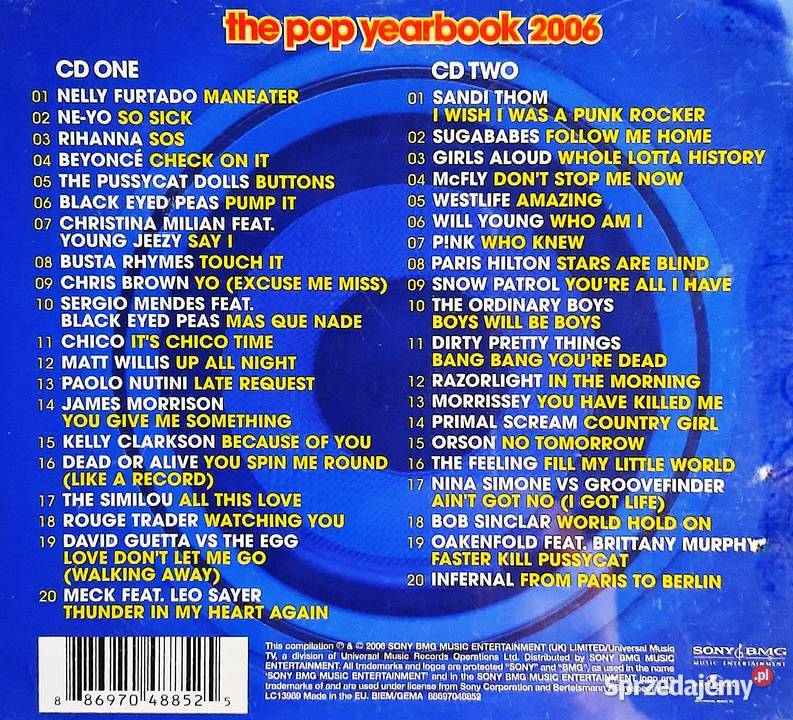 Składanki Albumy 2XCD Disco Pop Years Lublin