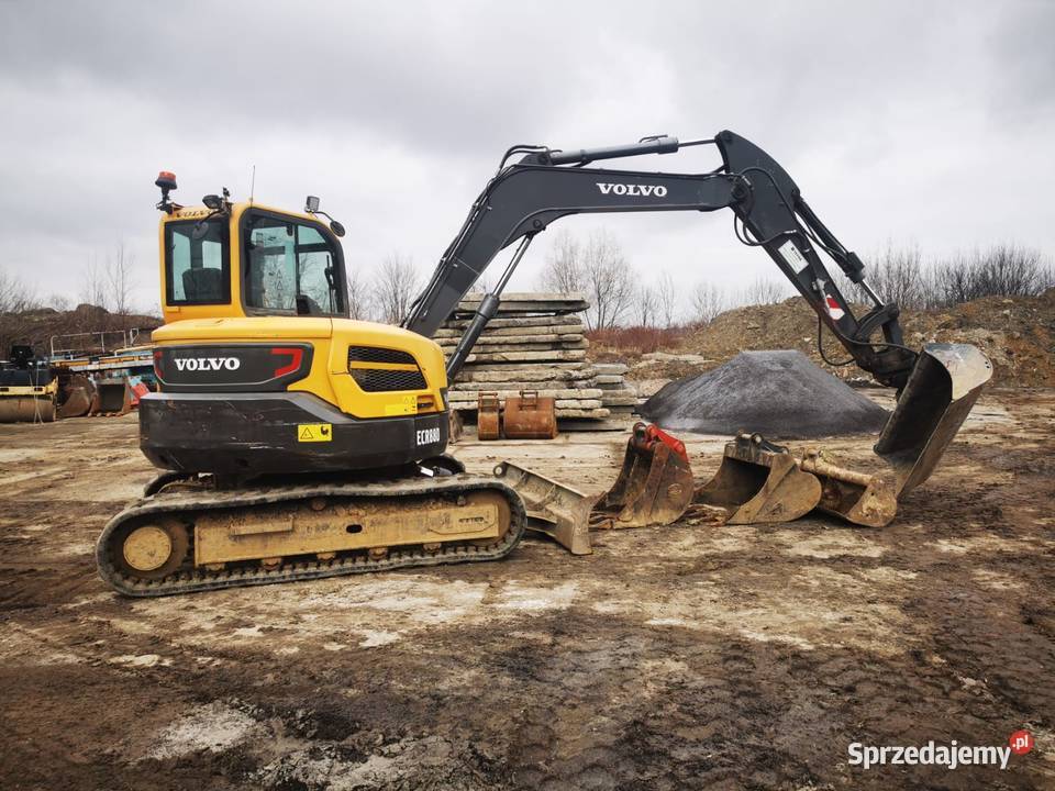 Volvo ECR 88 D Komplet łyżek 2019 Koparka Cieszyn