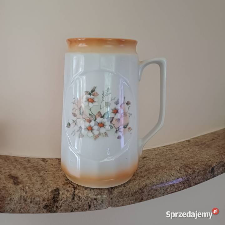 Kufel do piwa Ćmielów kolekcjonerski Sieradz