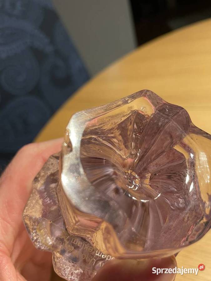 Viking szklany przycisk do papieru Pukeberg Porcelana i szkło Pruszcz Gdański