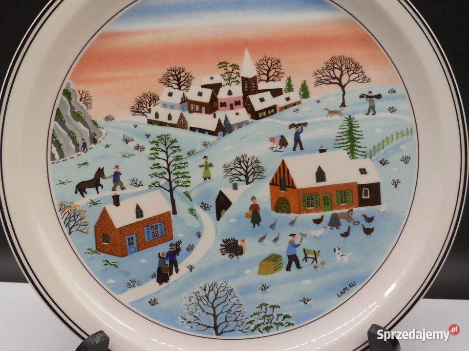 Zestaw 4 Talerzy Kolekcjonerskich Villeroy Boch Raszków