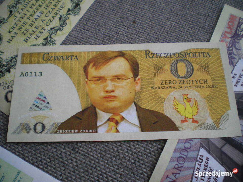 zestaw śmiesznych banknotów Strzelce Opolskie