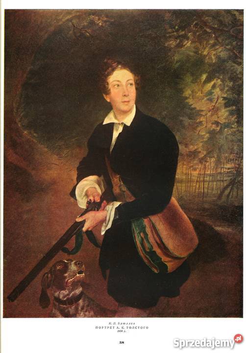 Karl Briułłow portret A K Tołstoja 1836 r Szczecin sprzedam