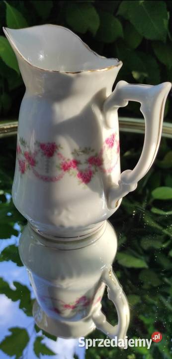 Porcelana zdobiona motywem róż Pabianice