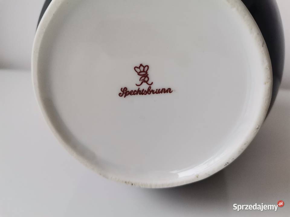 Stary kobaltowy wazon Spechtsbrunn Niemcy 1960 sprzedam