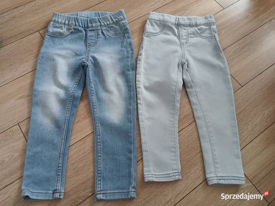 Spodnie jeansowe dziecięce 98 2 sztuki Rozmiar 98 Śrem
