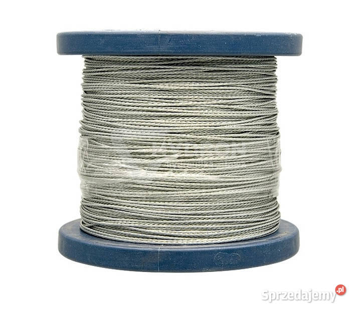 Lina stalowa 12mm splot 6x19 ocynkowana Części i osprzęt rolniczy Złotów