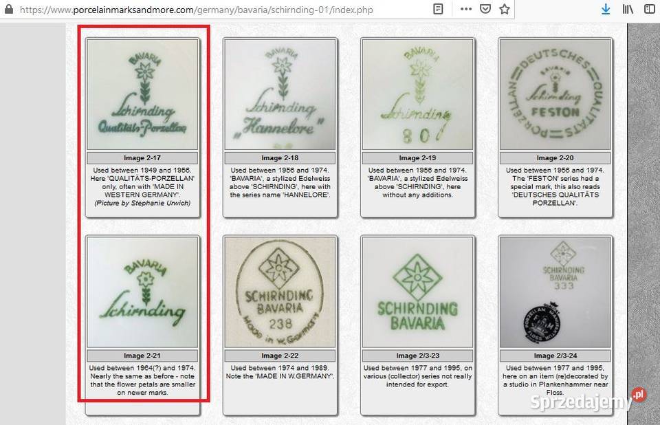 SCHIRNDING filiżanka kawa herbata Porcelana i szkło Zamość