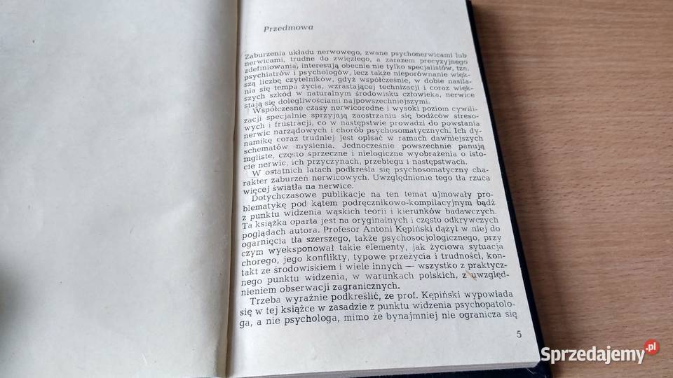 Psychopatologia nerwic Antoni Kępiński TWARDA pomorskie Gdańsk
