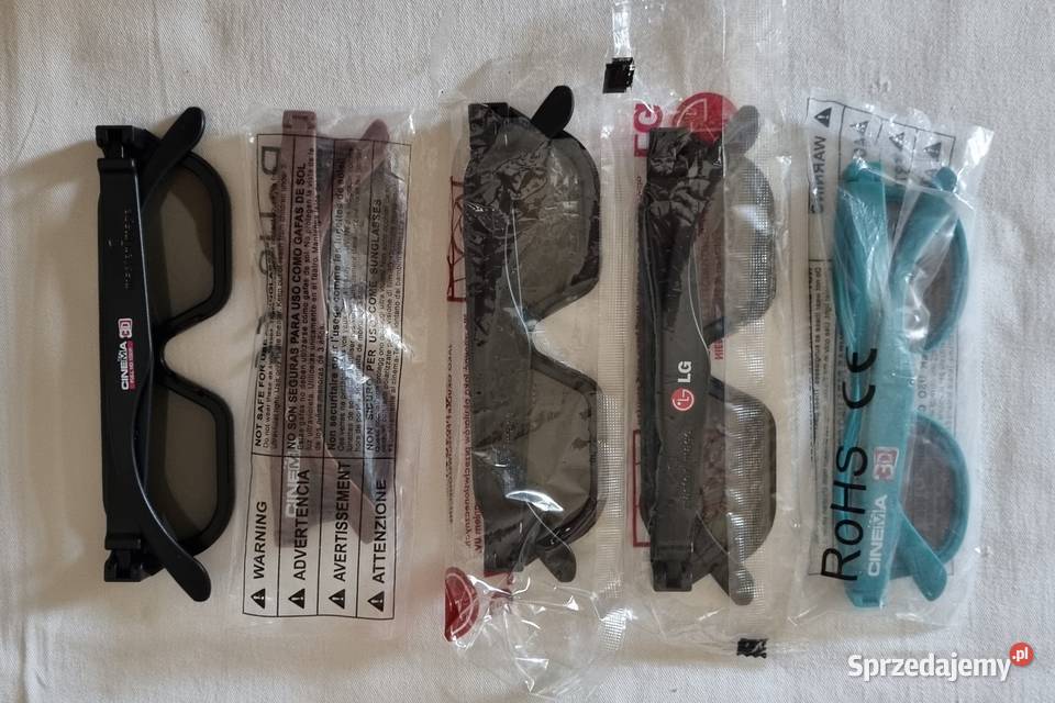 Okulary kinowe 3D pasywne Warszawa sprzedam