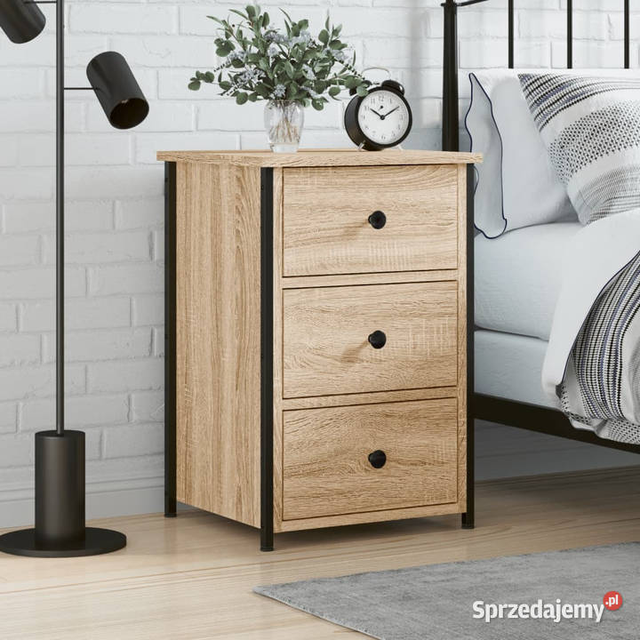 Szafka nocna dąb sonoma 40x36x60 materiał Warszawa