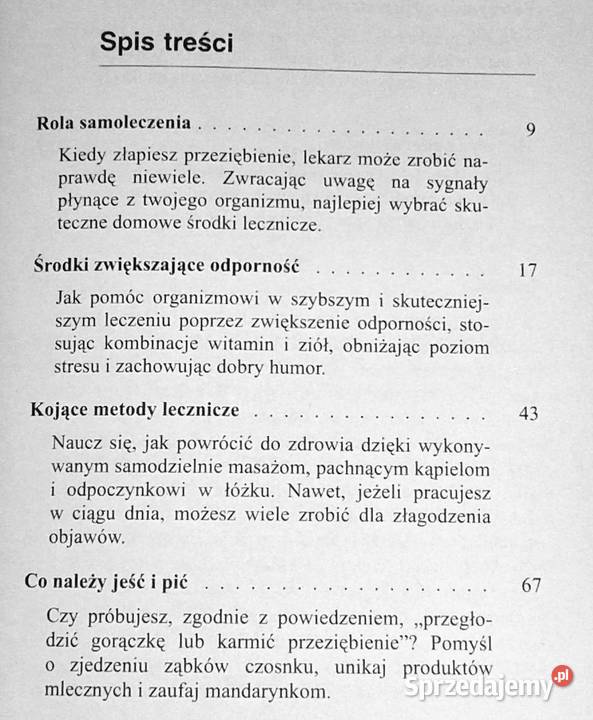 Domowe sposoby na przeziębienie i grypę Barbara Chełm sprzedam