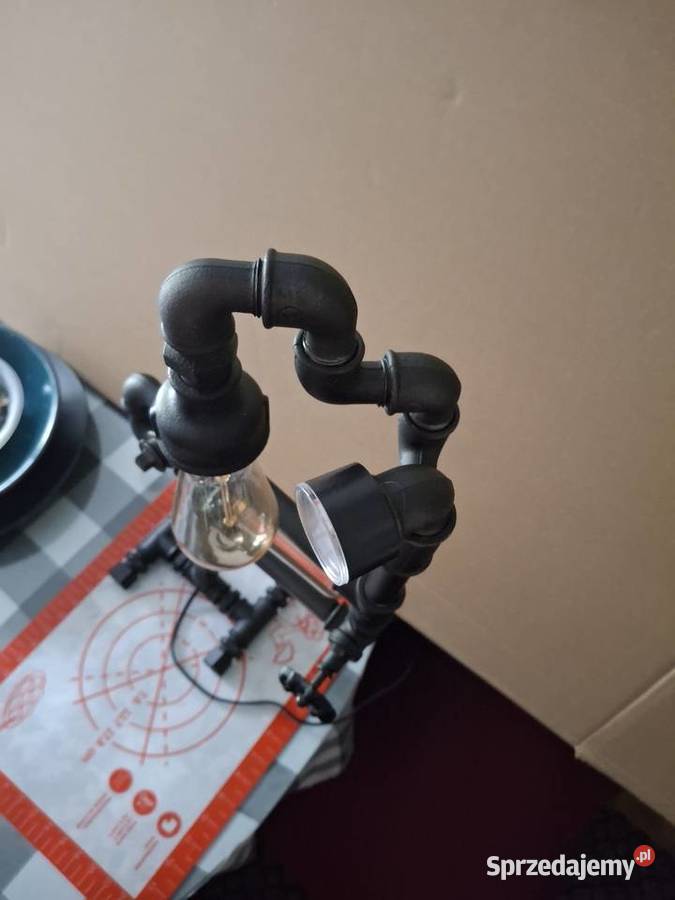 Lampa loft czarny mat Łódź sprzedam