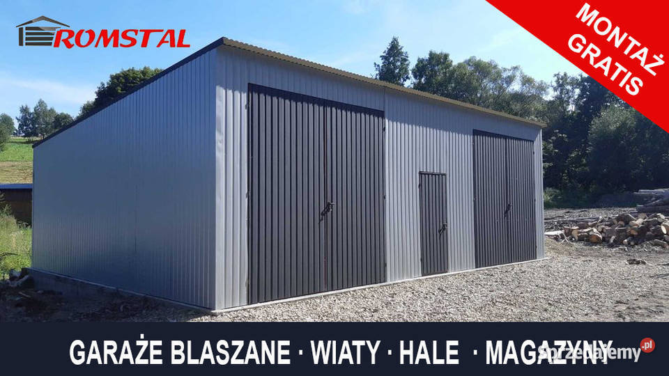 Garaż Blaszany Wiata Hala Magazyn Garaże Romstal Żagań sprzedam